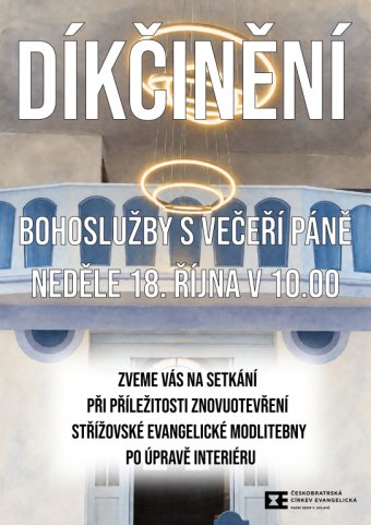 Pozvánka na akci: Společné bohoslužby ve Střížově
